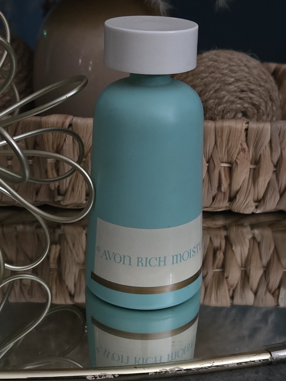 Vintage Avon Lotion Bottle | Retro Vanity Decor | 80s/90s Spa Aesthetic